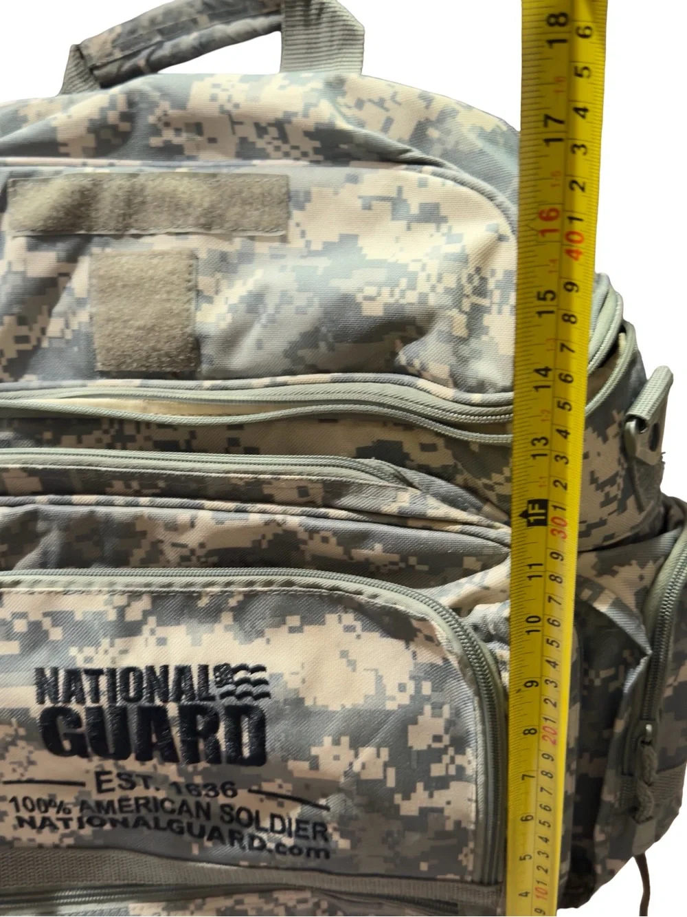 National Guard Digital Camo Tactical Backpack - Gray Camo
